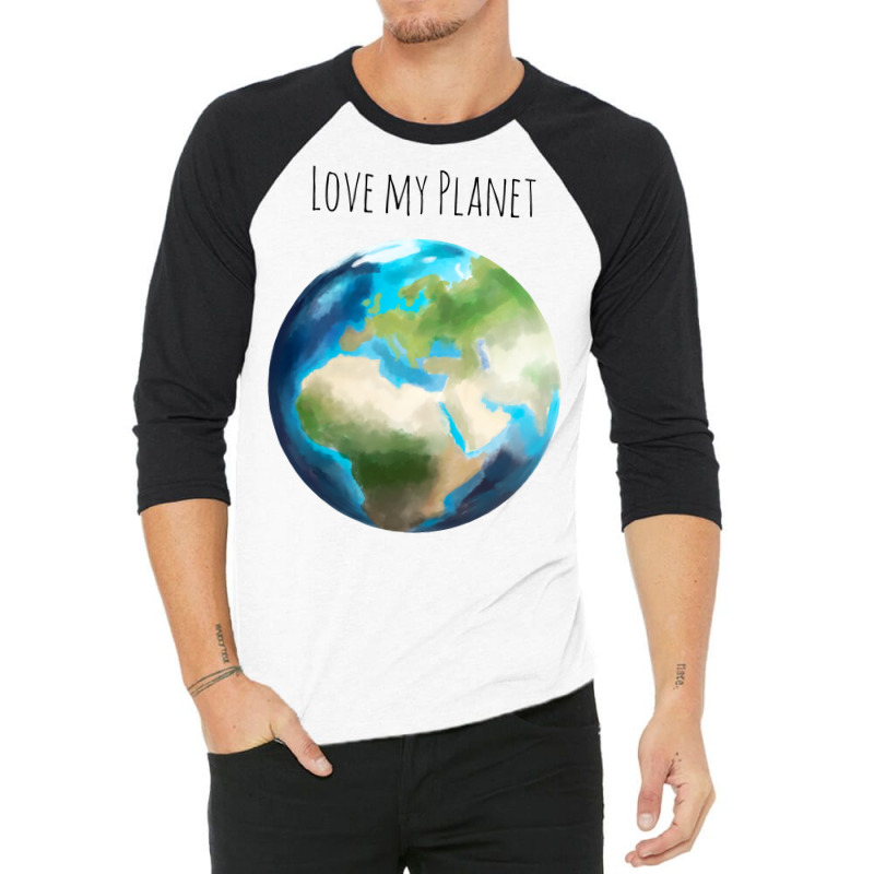 Love Planet Cute (1) (1) 3/4 Sleeve Shirt | Artistshot