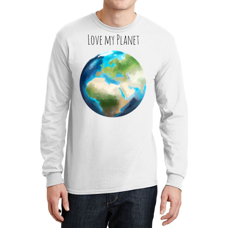 Love Planet Cute (1) (1) Long Sleeve Shirts | Artistshot