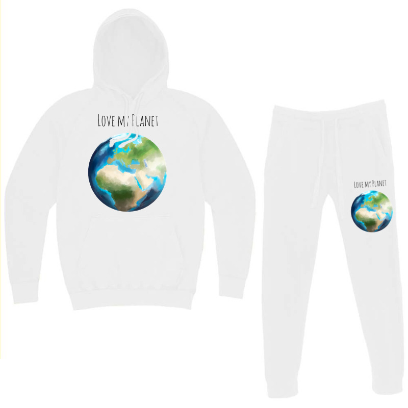 Love Planet Cute (1) (1) Hoodie & Jogger Set | Artistshot