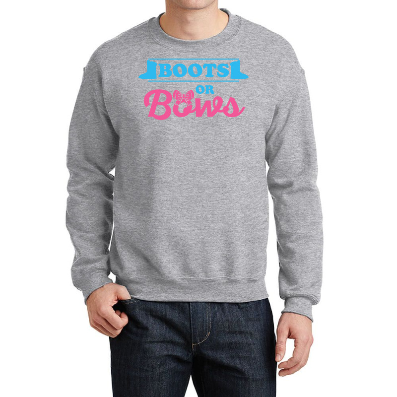 Western Gender Reveal Quote For A Country Family H Crewneck Sweatshirt | Artistshot