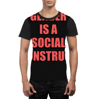 Gender Is A Social Construct Retro Music Graphic T-shirt | Artistshot