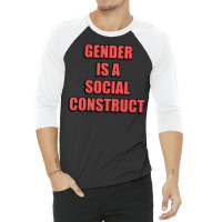 Gender Is A Social Construct Retro Music 3/4 Sleeve Shirt | Artistshot