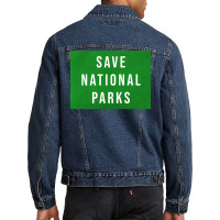 Save National Parks Hipster (1) (1) Men Denim Jacket | Artistshot