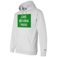 Save National Parks Hipster (1) (1) Champion Hoodie | Artistshot