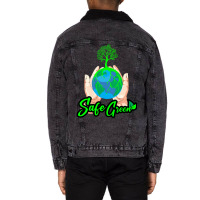 Save Green Humor (1) (1) Unisex Sherpa-lined Denim Jacket | Artistshot