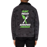 Plant Fueled Aerospace Engineer Summer (1) (1) Unisex Sherpa-lined Denim Jacket | Artistshot