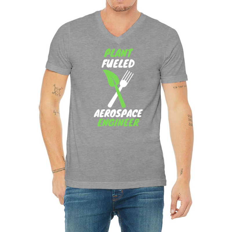 Plant Fueled Aerospace Engineer Summer (1) (1) V-neck Tee | Artistshot