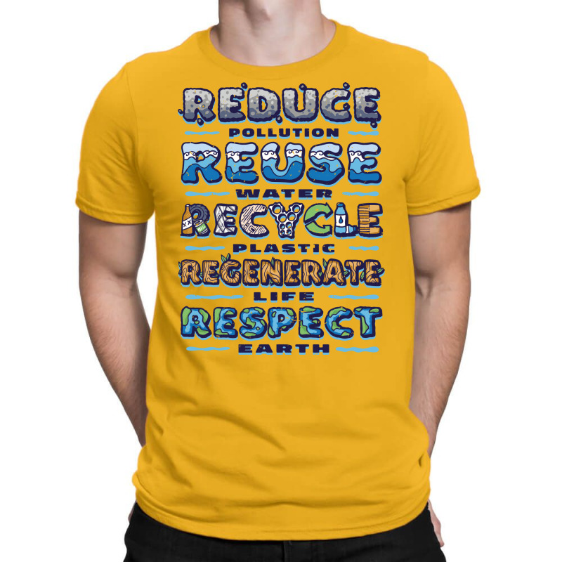 Reduce Reuse Recycle Aesthetic (1) (1) T-shirt | Artistshot