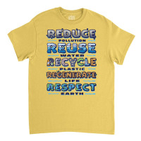 Reduce Reuse Recycle Aesthetic (1) (1) Classic T-shirt | Artistshot