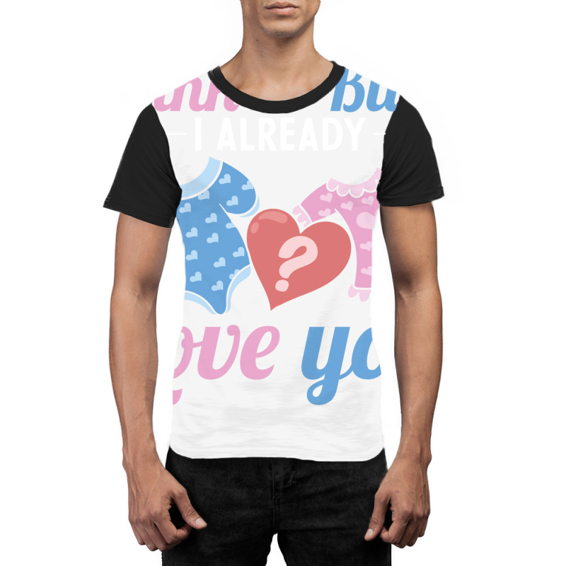 Pink Or Blue Party Ba Red Graphic T-shirt | Artistshot