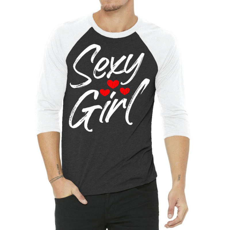 Sexy Girl Cute Top For Girlfriend Wife Women Tumbl 3/4 Sleeve Shirt | Artistshot