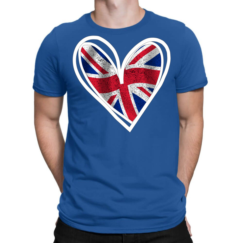 United Kingdom In My Heart Cute Design Gift For Lo T-Shirt by deoniravihuy | Artistshot