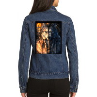 King Of The North 6 Ladies Denim Jacket | Artistshot