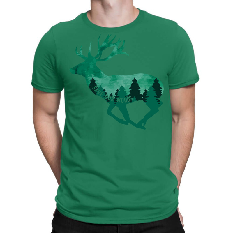 Climate Change Environmental Protection Deer Stag T-Shirt by slagicsabbagu | Artistshot