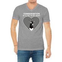 Blackbuck Conservation Heart Humor (1) (1) V-neck Tee | Artistshot