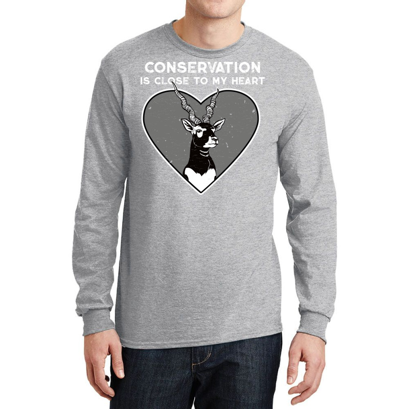 Blackbuck Conservation Heart Humor (1) (1) Long Sleeve Shirts | Artistshot