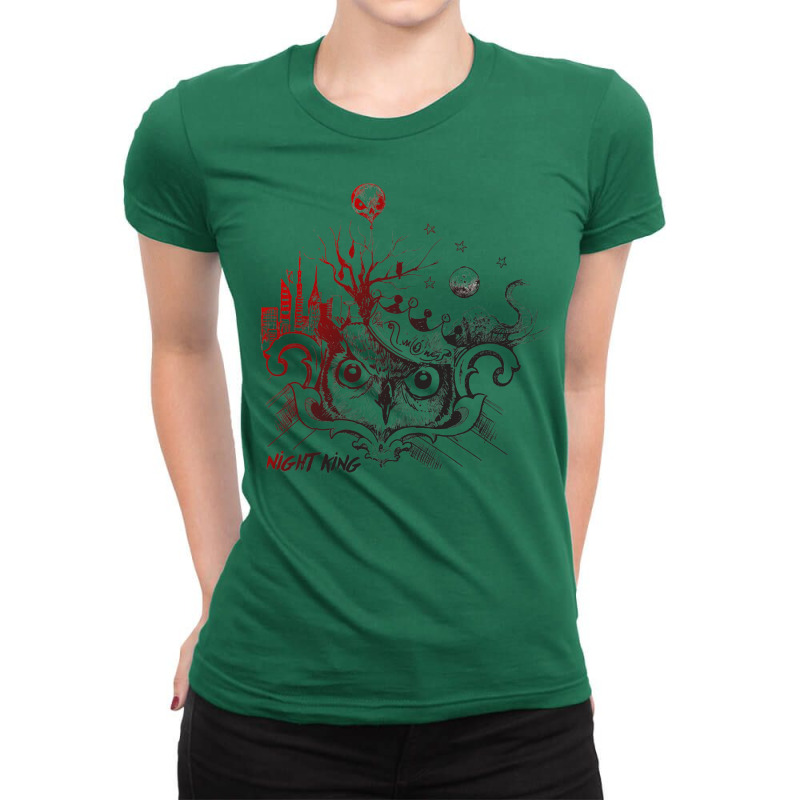 Night King Ladies Fitted T-Shirt by kounalkherfix | Artistshot