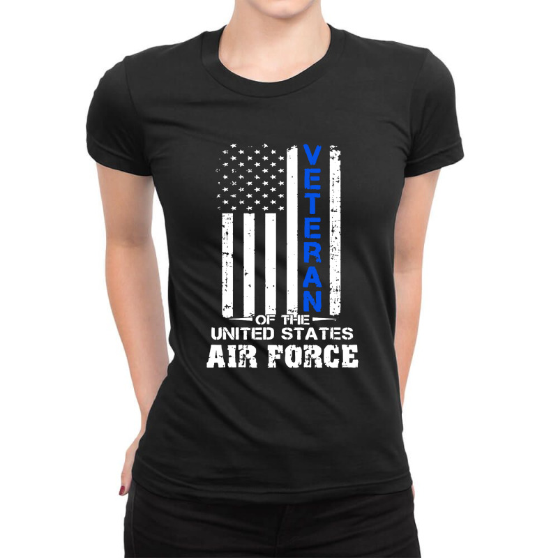 Veteran Of The United States Ladies Fitted T-Shirt by BLQS Apparel | Artistshot