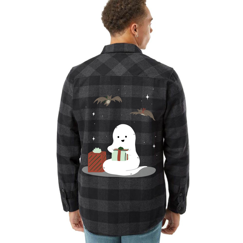 Ghost Bat Gifts Retro Flannel Shirt | Artistshot