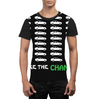 Cyclists Make The Change Climate Awareness Car And Graphic T-shirt | Artistshot