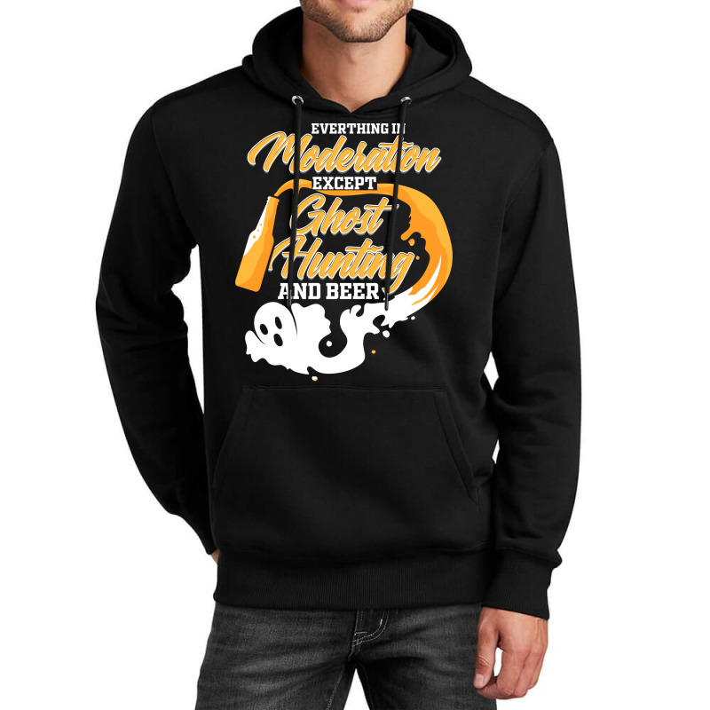 Ghost Hunting Beer Ghost Hunter Paranormal Trendin Unisex Hoodie | Artistshot