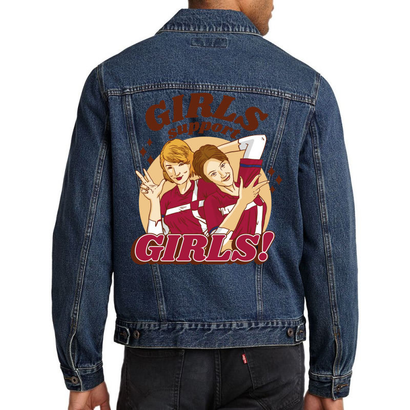 Women Friends Feminist Girls Support Girls Gift Men Denim Jacket by algouddodyd | Artistshot