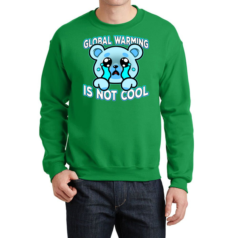 Global Warming Is Not Cool Vintage (1) (1) Crewneck Sweatshirt | Artistshot