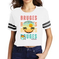 Global Warming Turns Bruges In A Tropical Beach Lo Scorecard Crop Tee | Artistshot