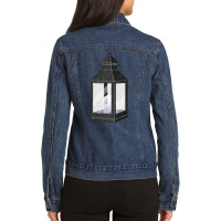 Ghost Nature Summer Ladies Denim Jacket | Artistshot