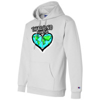 I Love Planet Earth There Is No Planet B Humor (1) Champion Hoodie | Artistshot