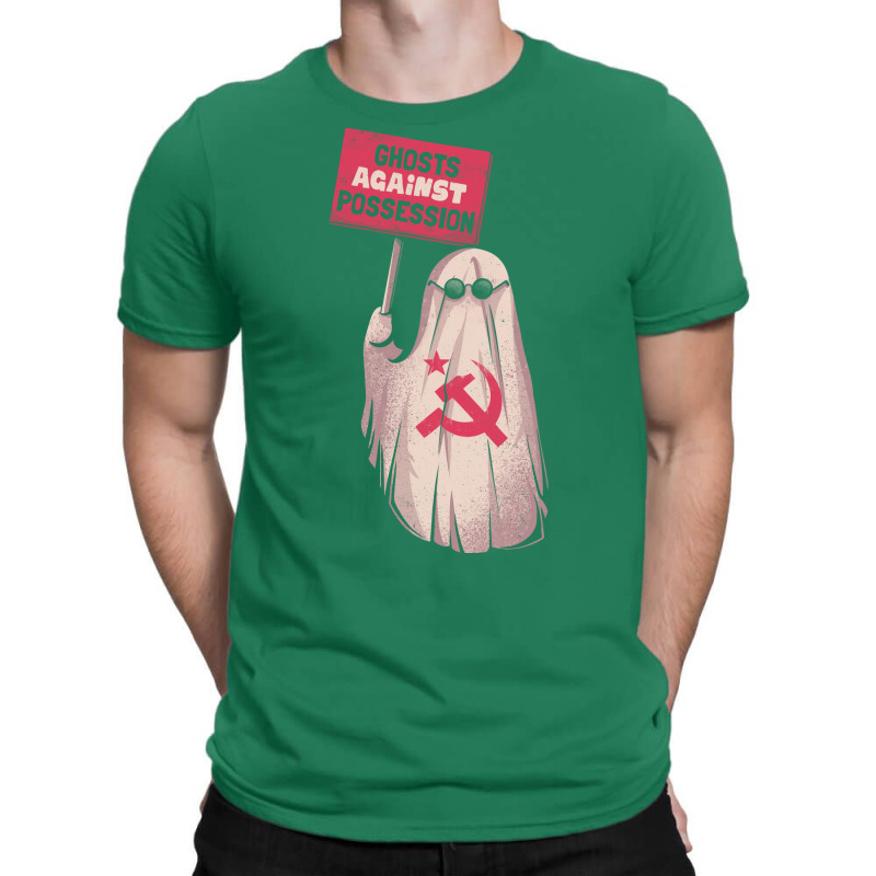 Ghosts Against Possession Funny Communist Ghost Gi T-Shirt by hogbavracamm | Artistshot