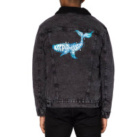 Keep The Oceans Clean Humor (1) (1) Unisex Sherpa-lined Denim Jacket | Artistshot