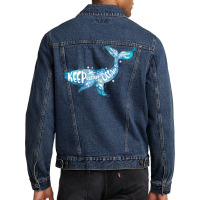 Keep The Oceans Clean Humor (1) (1) Men Denim Jacket | Artistshot