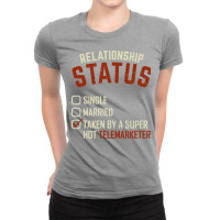 Funny Telemarketers Girlfriend Gift Music Ladies Fitted T-shirt | Artistshot