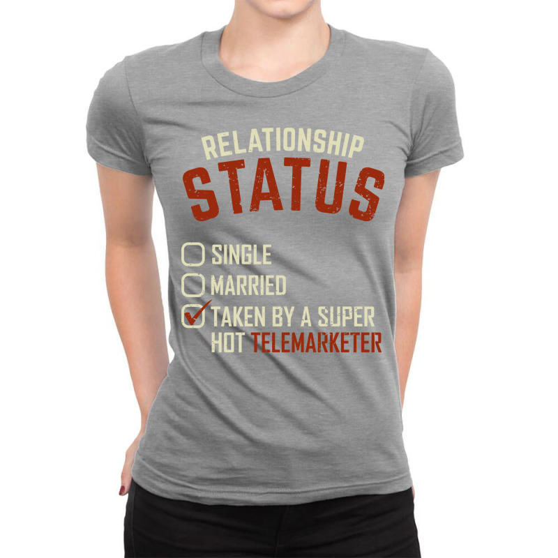 Funny Telemarketers Girlfriend Gift Music Ladies Fitted T-Shirt by qamilngaihc | Artistshot