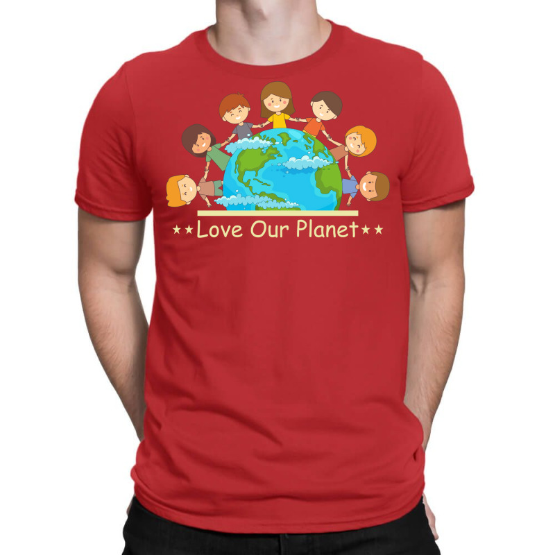 Love Our Planet Yellow (1) (1) T-shirt | Artistshot