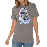 Skelesheet Ghost Girl Vintage T-shirt | Artistshot