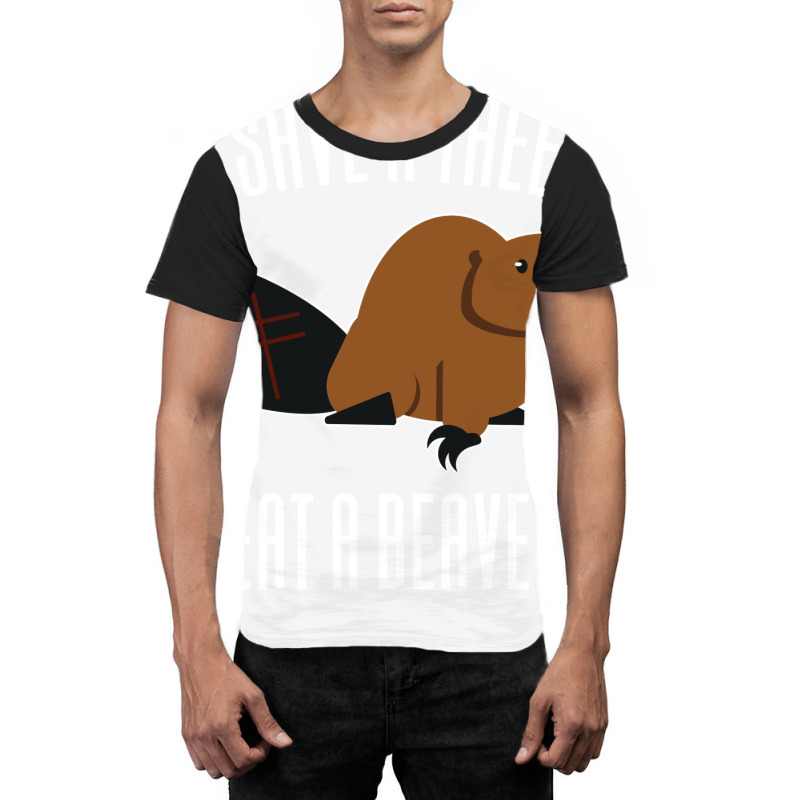 Save A Tree Eat A Beaver Environment Yellow (1) (1 Graphic T-shirt | Artistshot