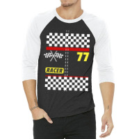 Race Car Driver Costume For Halloween 3/4 Sleeve Shirt | Artistshot