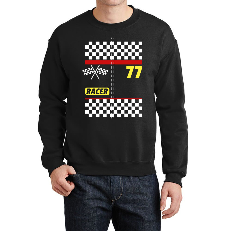 Race Car Driver Costume For Halloween Crewneck Sweatshirt by saterseim | Artistshot