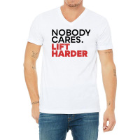 Nobody Cares V2 Hippie V-neck Tee | Artistshot