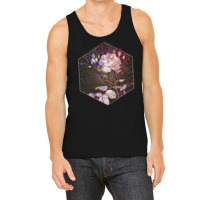 Pink Cumberland Rose Floral Rainbow Mosaic Hipster Tank Top | Artistshot