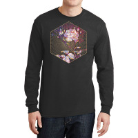 Pink Cumberland Rose Floral Rainbow Mosaic Hipster Long Sleeve Shirts | Artistshot