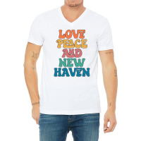 New Haven Connecticut 1 V-neck Tee | Artistshot