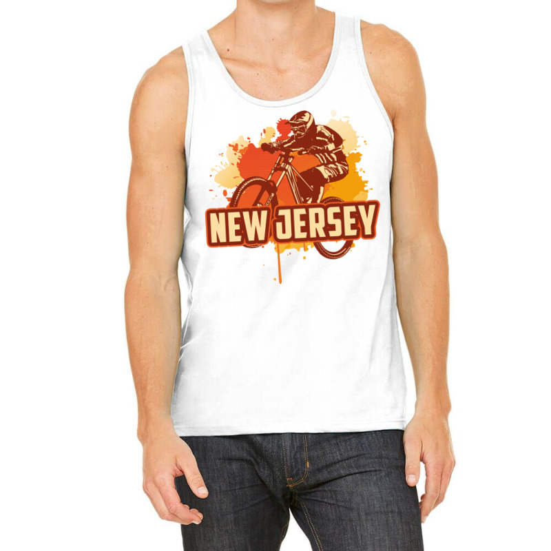 New Jersey Downhill Biking Tank Top by hadjeraramedv | Artistshot