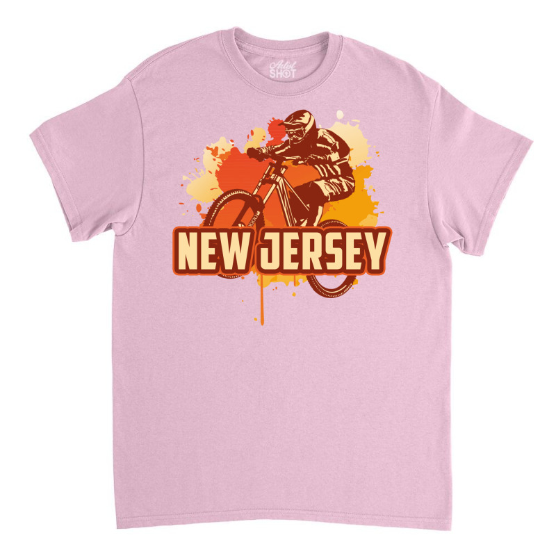 New Jersey Downhill Biking Classic T-shirt by hadjeraramedv | Artistshot