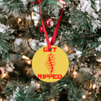 Get Ripped Fit Fitness Red Ornament | Artistshot