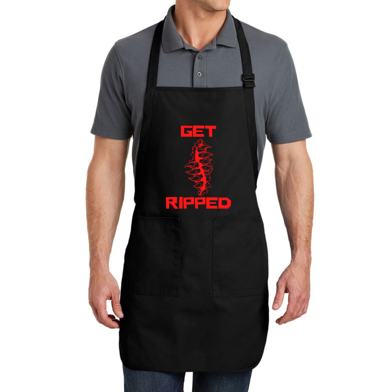 Get Ripped Fit Fitness Red Full-length Apron | Artistshot