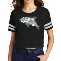 Orca Killer Whale Cute Nature (1) (1) Scorecard Crop Tee | Artistshot