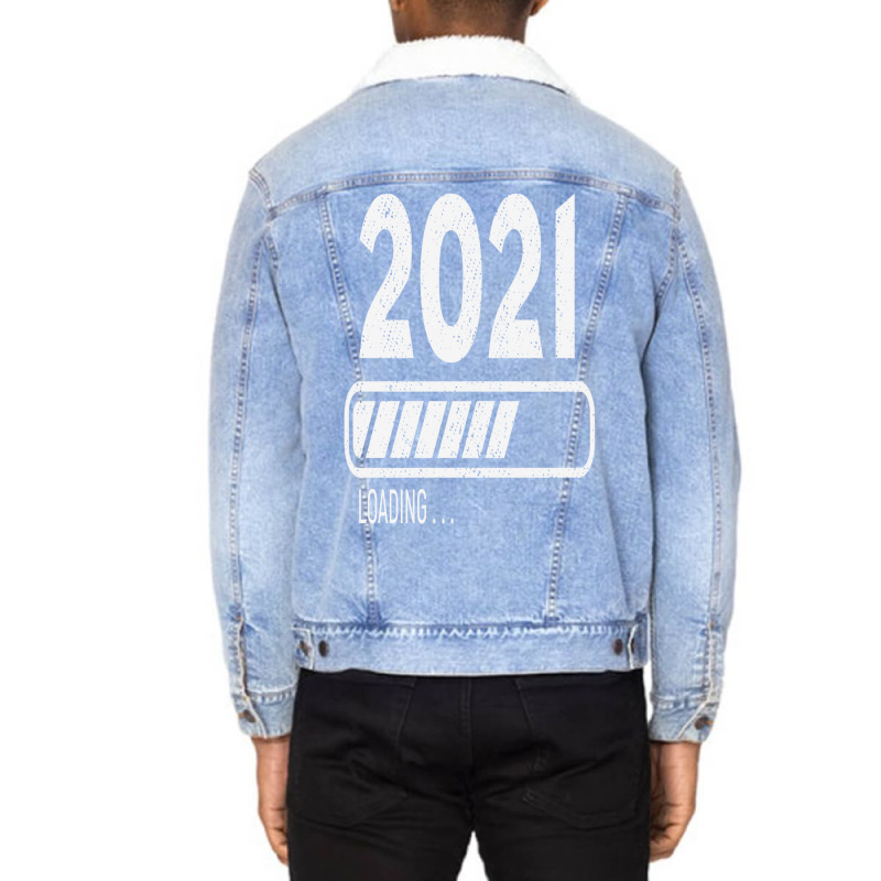 New Year Quarantine 1 Unisex Sherpa-lined Denim Jacket | Artistshot